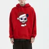 Moda-Boże Narodzenie Dog Mens Designer Hoodie Zima Gruby Miłośnicy Czerwone Luksusowe Bluzy Kobiety Zwierząt Sweartshirt Mężczyźni Streetwear Kapturem