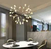 Design Acrylic firefly Led Chandelier Lighting G4 Chandelier Pendant Ceiling Lamp Luminaria Bedroom Suspended Pendant Lamp Firefly Lustre