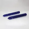 Grote natuurlijke blauwe smelten Crystal Quartz Tower Quartz Point Clear Crystal Obelisk Wand Healing Crystal 16-17 CM