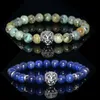 Moonstone Bead Bracelet Natural Gemstone Chakra Balanceamento Meditação Difusor de Óleo Essencial de Cristal Pulseira Presente dos Namorados