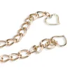 Liaomiufu Nieuwe aankomst tij metalen spiegel ketting duiginelbaar 3,5 cm brede riem goud vrouwen mode kleding accessoires riemen voor vrouwen Y19070503