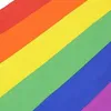 100pcs gökkuşağı bayrağı 3x5ft 90x150cm Lezbiyen Gay Pride Polyester LGBT bayrak afişi polyester renkli gökkuşağı bayrağı dekorasyon için lx5957