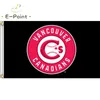 MiLB Vancouver Canadians-Flagge, 3 x 5 Fuß (90 x 150 cm), Polyester-Banner, Dekoration, fliegender Hausgarten, festliche Geschenke