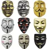 50 pezzi 2020 V per maschere per feste di vendetta che vendono maschere per feste V per maschera vendetta anonima ragazzo fawkes abito fantasia costume per adulti5301405