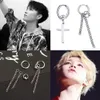 EVBEA 8 Pcs conjunto kpop presente de aniversário dos meninos Hoop brincos Kreaa dos homens do estilo das senhoras populares