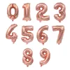 32-Zoll-Buchstaben-Zahlenballons Folienballon Gold Silber Buchstabe Digital Globos Geburtstagsfeier Dekoration Baby Badzubehör DLH146