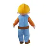 Hoge Kwaliteit Sale Bob The Builder Mascot Costume Adult Size Gratis verzending