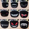 designer face mask cartoon masks washable thickened bear nose personality facial expression funny foreign trade free dhl