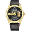 Smael Sport Mens Watches Top Brand Luxury Quartz Watch Men Fashion Steel Waterproof SL-9011レザーウォッチメンズRelogio Masculino256s