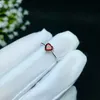 Prosty 925 Srebrny Garnet Pierścień serca 5 mm naturalny granat srebrny pierścień zaręczyn