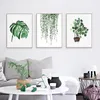 Scandinavian Style Tropical Plants Poster Green Leaves Decorative Picture Modern Wall Art Paintings for Living Room Home Decor1181976