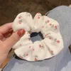 Modis vintage Frauen Kawaii Elastizität Kopfbedecke Haarbänder Binden Kaugummi Blumes Blumen süßes Mädchen Scrunchie Ponytail Seil Seil Haarzubehör