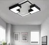 Aluminium Moderne Noir/Blanc LED Plafonniers Lampe pour Salon Chambre Luminaire Plafonnier Chambre Plafonniers Lampara De Techo MYY