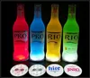 Porta-copo de luz LED 6 cm redondo para cerveja, bebida, barra de almofadas divertidas, adesivos coloridos para garrafas de luz LED, adesivos para copos flash