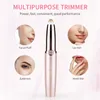 Button Type Electric Eyebrow Trimmer Makeup Painless Eye Brow Epilator Mini Shaver Razors Portable Facial Hair Remover Women Depil7456818