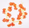 Venster Herfstbladeren Garland Maple Blad Wijnstok Fake Foliage Decoratie 2.4M 1FT Home Garden Nieuwe aankomsten GB514