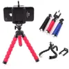 Mini Esnek Ahtapot Tripod Parantez Tutucu Standı Bacak Dağı Monopod Kabarcık Selfie'nin iphone Samsung Kamera Akıllı Telefon için Adaptörü Standı