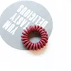 4PCS Koreanische Elastische Haarbänder Mode Telefon Draht Haar Krawatten Donut Pferdeschwanz Frisur Gum Frauen Mädchen Spirale Scrunchies Set