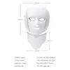 Foreverlily 7 Colors Light LED Facial Mask With Neck Skin Rejuvenation Anti Acne Photon Therapy Whitening Tightening Instrument