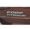 EDGE TITANIUM Chrom ABS Kofferraum Hinten Nummer Buchstaben Abzeichen Emblem Aufkleber Aufkleber für Ford EDGE233S