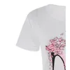 Camiseta blanca de alta calidad, Tops para mujer, zapatos de tacón alto a la moda, camiseta con estampado de letras, camisetas de mujer 2019, camiseta de manga corta de verano para mujer