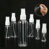 Wholesale Refillable Perfume Atomizer Bottle 100ml Empty PET Plastic Bottles With Fine Mist Sprayers For Cosmetic Alcohol Packaging