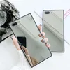 Square Mirror Glass Phone Cases For iPhone 13 12 11 Pro Max XR XS 8 Plus