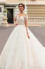 Новое Урожай шампанское кружевное свадебное платье иллюзия с длинными рукавами Backless Dubai Африканские свадебные платья свадебные платья