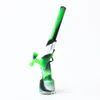 DHL/FEDEX Gratis 5,7 inch Siliconenpistool Vorm Rookpijp Tabaks Pijp met glazen boogolie Rig Factory Prijs