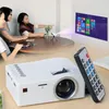 UNIC UC18 MINI LED UC 18 Projektor Przenośne projektory kieszonkowe Multi-Media Player Home Teatr Gry Obsługuje USB TF Beamer 1 sztuk