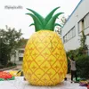 Grande inflável ananas modelo 3m / 5m simulado fruto tropical ar amarelo ar abacaxi réplica balão para pub and club decora