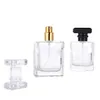 2019 Vente en gros de bouteilles de parfum en verre de voyage en cristal 50 ml de bouteilles de pulvérisation vides rechargeables avec atomiseur de pulvérisateur à pompe 100pcs DHL gratuit