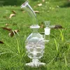 Thick Glass Smoking Pipe Recycler Oil Dab Rigs Fab Egg Glass Bong Oil Rig Shisha Hookah Water Glass Pipe Clear Smoking Pipes