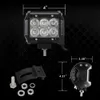 2022 Nieuwe 4 inch 18W 6LED Waterdichte IP67 Werklamp LED-spotverlichting voor vrachtwagens Off-road voertuigen LED-balk