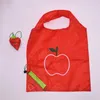 Frukt Eco Shopping Bag Livsmedelsbutik Bag Retbar Jordgubbar Förvaring Handväska Fällbara Shopping Väskor Resor Tote LJJK1677