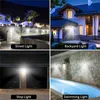 Solar Lights Outdoor Motion Sensor Lamp Wall Light 100LEDs Energy Street Lighting Waterproof Garden Garage Yard Lighting