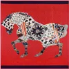 foulard en soie de haute qualité 28 Mmize cheval volant poker cheval Simulation mode foulards carrés en soie femme châle de protection solaire