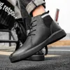 Designer-Er Boots Black Khaki Военные Тройные Настоящие Кожаные Кожаные Случайные Сапоги Martin Размер 38-44 670095