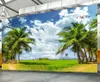 Bord de mer paysage peinture salon tv fond mur moderne papier peint pour salon
