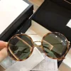 0061S Havana Goldgreen Sunglasses круглые металлические рамы Sonnenbrille 0061 occhiali da sole luxury designer sunglass glasses с BO7318053