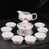 Gran oferta de juego de té chino Kung Fu, vajilla de arcilla púrpura, Binglie de cerámica, incluye taza de tetera, infusor de sopera, bandeja de té Chahai