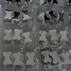 100pcs parti grossist rostfritt stål silver hitta smycken högpolerad liten 13 * 20mm hund ben tagg charms hängande diy