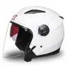 Unisex Motosiklet Kask Tam Yüz Anti-UV Elektrombil Motosiklet Yol Bisikleti Pinlock Visor Çift Lens 4 Seasons için