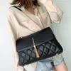 Retro Lingge Chain Big Bigs Pags Handbags Women Counter Counter Facs Pu Leather Crossbody Bag Based Lady Lady New254Q