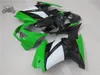 GRATUITO CUSTOM ABS FARATING KIT PARA KAWASAKI NINJA 250R 2008 2009 2011 2012 2013 2014 250R EX250 Green Black Bodykits