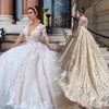 2020 الرباط زين الكرة ثوب فساتين الزفاف الخامس الرقبة الأميرة الزفاف أثواب الزفاف فساتين العروس مخصص