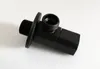 Messing Black Angle Valve voor keuken Badkamer Toilet Koud en Heet Water Stopventiel