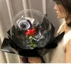 Rose Balloon Transparent Ball Bouquet Flower With Light Wedding Decoration Gift1