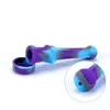 4.6inch Titanium Nectar Collector Pipes Wax Concentrate Mini silicone tube Nail tobacco smoking pipe dab straw oil rig