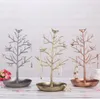 15 * 30cm 4Style Smycken Stativ Rack Hushållsjärn Halsband Rack Earring Rack Legering Smycken Display Prop Bird Tree Heminredning 1pc C617